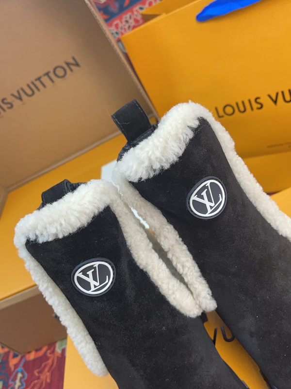 ルイヴィトン靴角部分ディテール